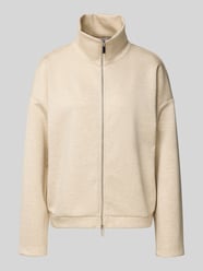 Sweatjacke aus Viskose-Mix mit Zweiwege-Reißverschluss von Rich & Royal Beige - 21