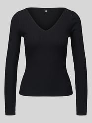 Slim Fit Langarmshirt aus Baumwoll-Mix Modell 'Dumille' von HUGO - 40
