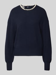 Comfort fit gebreide pullover van wolmix met kasjmier, model 'INTI' van Essentiel Antwerp - 12