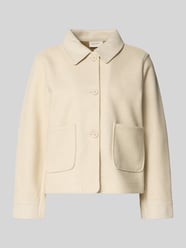 jack met platte kraag model 'Yanna' van FREE/QUENT Beige - 11