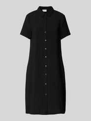 Knielanges Hemdblusenkleid mit Strukturmuster von Jake*s Casual - 1