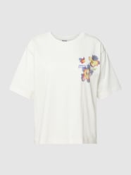 T-Shirt mit Motiv-Print von JAKE*S STUDIO WOMAN Beige - 14