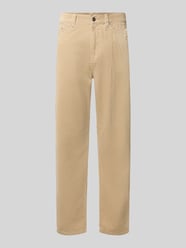 Spodnie o kroju straight fit z czystej bawełny w imitacji sztruksu od Carhartt Work In Progress - 6