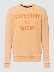 Bluza z efektem znoszenia model ‘Vintage Corporation’ od Superdry Żółty - 24