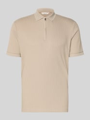 Regular Fit Poloshirt mit Baumwoll-Anteil Modell 'FAVE' von Selected Homme Beige - 25