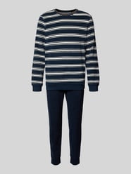 Pyjama met ribboorden van Schiesser - 4