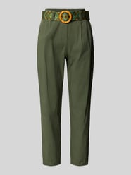 Spodnie materiałowe z wpuszczanymi kieszeniami w stylu francuskim od ZABAIONE - 20