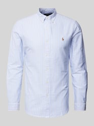Slim Fit Freizeithemd mit Button-Down-Kragen von Polo Ralph Lauren Blau - 11