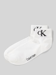 Socken mit Label-Schriftzug im 2er-Pack von Calvin Klein Jeans Weiß - 1