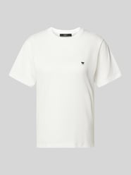 T-Shirt mit Logo-Stitching Modell 'VENACO' von Weekend Max Mara Weiß - 29