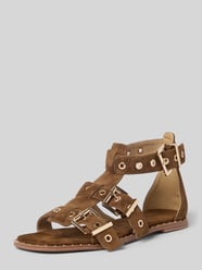 Sandaaltjes van leer met studs van Alma en Pena - 18