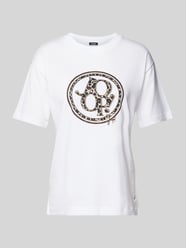 T-Shirt mit Label-Print von JOOP! Beige - 4