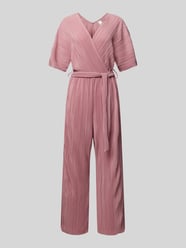 Jumpsuit in Wickel-Optik Modell 'OLINDA' von YAS Pink - 12