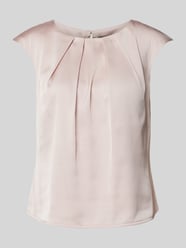 Blusenshirt mit gelegten Falten von Christian Berg Woman Selection Rosa - 26