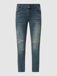 Jeans in 7/8-Länge mit Stretch-Anteil Modell 'Italy' von Buena Vista Blau - 6
