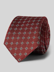 Krawatte mit Label-Detail von BOSS Bordeaux - 2