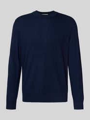Regular fit gebreide pullover van zuivere merinowol, model 'TRAY' van SELECTED HOMME - 47