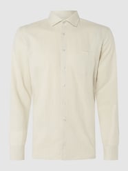 Slim Fit Leinenhemd Modell 'Ricciardo' von Bruun & Stengade Weiß - 31
