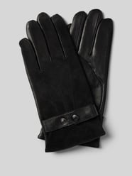 Lederhandschuhe aus Schafsleder mit Druckknopfriegel von JOOP! Collection Schwarz - 41