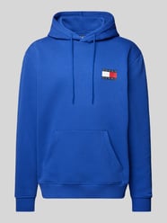 Hoodie mit Label-Print Modell 'ESSENTIAL' von Tommy Jeans Blau - 1