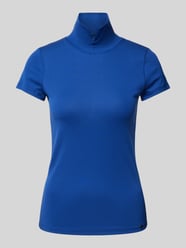 T-Shirt mit Stehkragen von Marc Cain Blau - 21