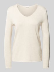 Pullover met v-hals van Tom Tailor Beige - 43