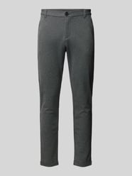 Slim Fit Stoffhose mit verkürztem Schnitt von Lindbergh - 35