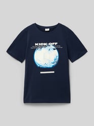 męski t-shirt o kroju regular fit z czystej bawełny od s.Oliver RED LABEL - 10