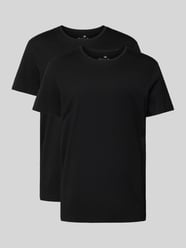 T-shirt z czystej bawełny w 2-paku od Christian Berg Men - 46