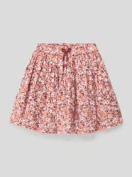 Rok met gebloemd all-over motief van Staccato Rood - 18