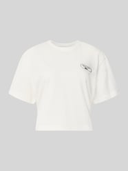 Regular Fit T-Shirt aus Baumwoll-Mix von Lacoste Sport - 42