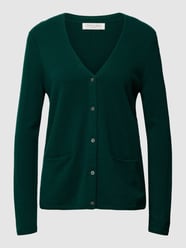 Cardigan aus Kaschmir mit Eingrifftaschen von Christian Berg Woman Grün - 18