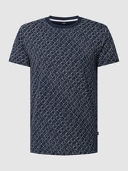 T-Shirt mit Allover-Label-Muster Modell 'Aivaros' von JOOP! Jeans Blau - 17