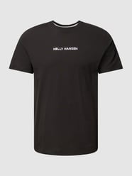 T-Shirt mit Rundhalsausschnitt Modell 'CORE' von Helly Hansen Schwarz - 43