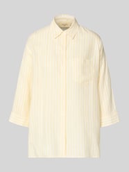Bluzka z długim rękawem o kroju oversized z czystego lnu model 'PANETTO' od Weekend Max Mara - 9