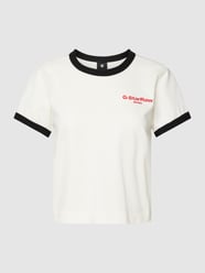 T-shirt met labelprint van G-Star Raw Wit - 14