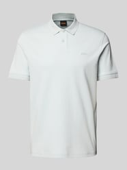 Regular Fit Poloshirt mit Logo-Stitching Modell 'Interlock' von BOSS Orange - 7