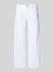 Spodnie z tkaniny o kroju wide fit w stylu 5-pocket model 'Oria' od CAMBIO - 5