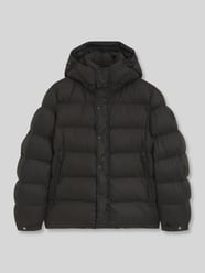 kurtka pikowana o kroju regular fit z kapturem model 'Omaris' od BOSS Orange - 31