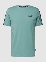 T-Shirt mit Galonstreifen von Puma Türkis - 12