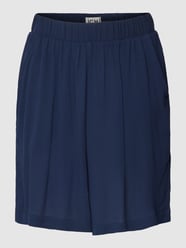 Bermudas aus reiner Viskose Modell 'Marrakech' von ICHI Blau - 13