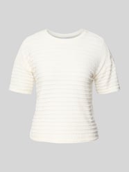 T-Shirt mit Rundhalsausschnitt von Jake*s Collection Beige - 17