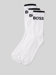 Socken mit Label-Stitching im 6er-Pack von BOSS Weiß - 7