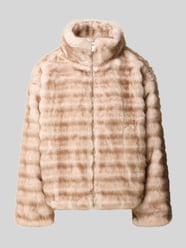 Relaxed Fit Jacke aus Kunstfell mit Stehkragen von zero - 48