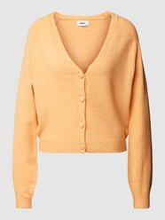 Gebreid jack met V-hals, model 'RICA' van Only Oranje - 10