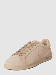 Sneaker aus Veloursleder von Polo Ralph Lauren Beige - 48