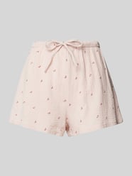 Relaxed Fit Pyjama-Shorts mit Tunnelzug von Jake*s Casual Pink - 16