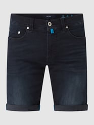 Jeansshorts mit Stretch-Anteil Modell 'Lyon' - 'Futureflex' von Pierre Cardin Blau / Türkis - 21