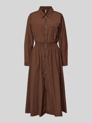 Hemdblusenkleid mit Reißverschluss Modell 'NETTI' von Soyaconcept - 26