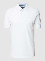 Poloshirt met gestileerde borstzak van Pierre Cardin Wit - 2